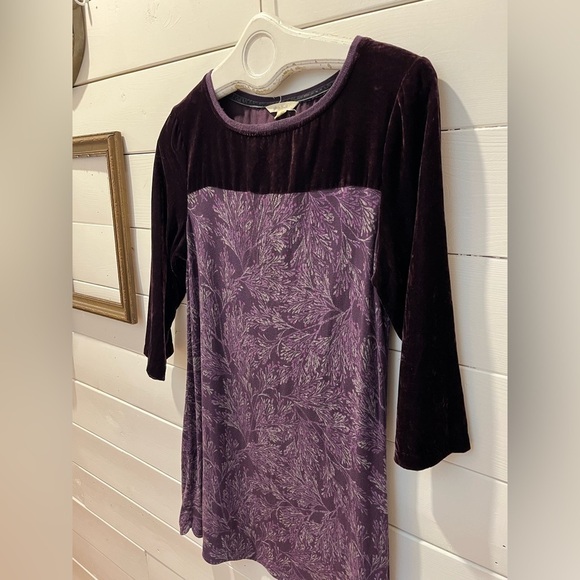 WHITE STUFF Purple Velvet Women's dress size 38 - Picture 6 of 7